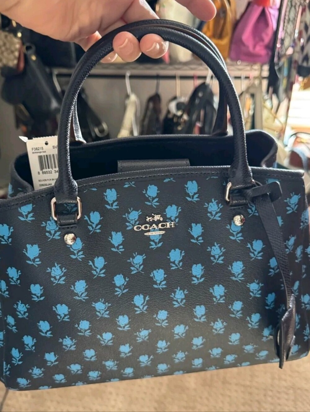 Coach Surrey Carryall Scatchel Bandlands Print NWT - Picture 2 of 8